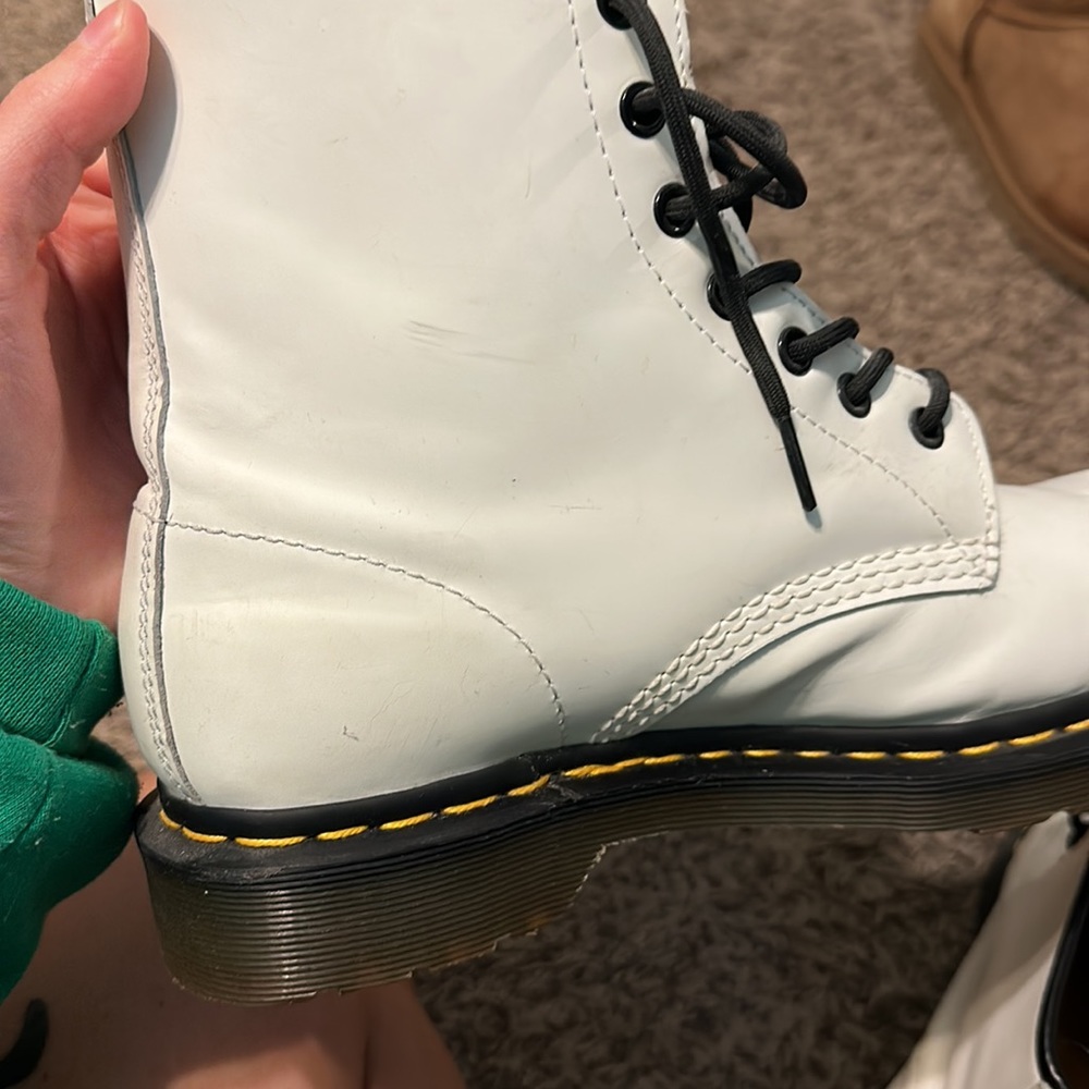 Dr. Martens 1460 Women’s Smooth Leather Lace Up Boots - Picture 8 of 13